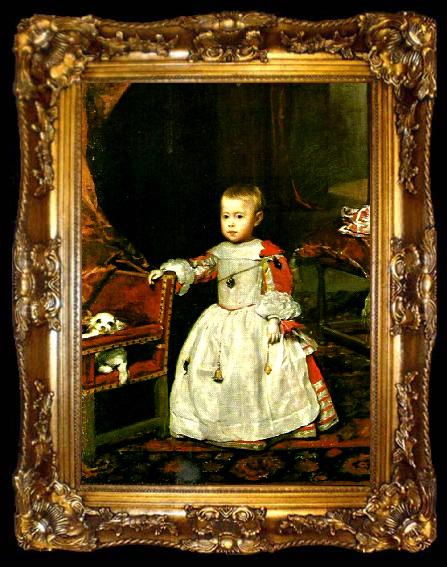framed  Diego Velazquez don felipe prospero, ta009-2